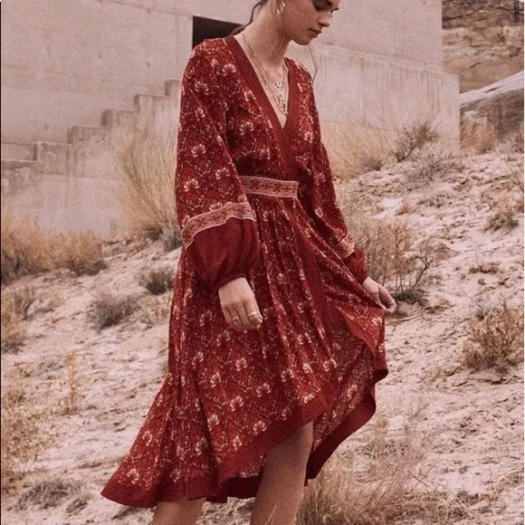 Spell and the Gypsy Jewel Soiree Dress in Copper